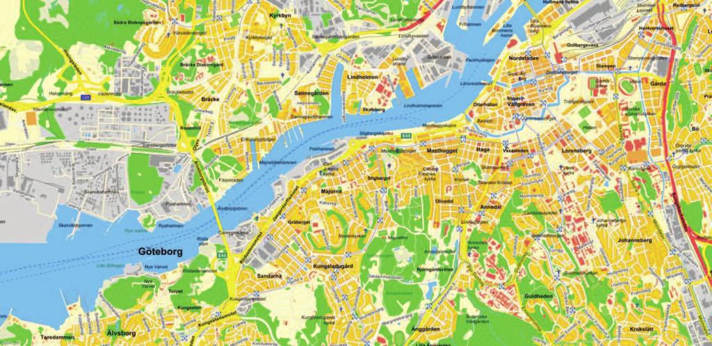 3 Resultat 3.1 Beskrivning av olycksplatsen Den aktuella fastigheten på Carnegiegatan var ett flerbostadshus som låg centralt i Göteborg.