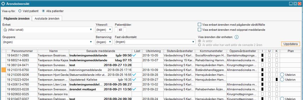 PM 1 (10) Kommunikationsenheten Handläggare Mats Andersson 2018-10-11 Kontrollfrågor efter avslutad e-utbildning Cosmic Link2 Nedan följer ett antal kontrollfrågor som används för att säkerställa