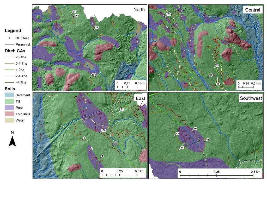 2.2 Field data collection Three different CA sizes were included in the study: i) >0,4 ha, ii) 0,4-1 ha and iii) 1-2 ha.