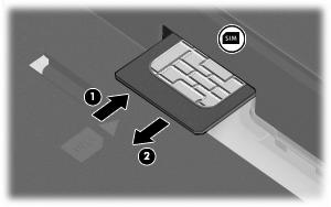 Ta ut ett SIM-kort Så här tar du ut ett SIM-kort: 1. Stäng av datorn. Om du är osäker på om datorn är avstängd eller i viloläge slår du på den genom att trycka på strömknappen.