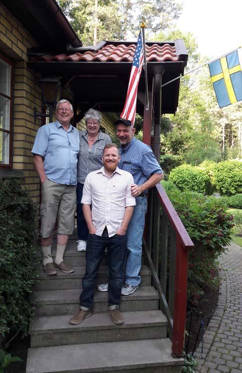 Eftersom gästerna var mycket intresserade att komma ut på havet, gjorde vi en båttur på ett par timmar. Detta blev en upplevelserik utflykt för mina amerikasläktingar.