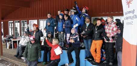 På programmet stod storslalom på förmiddagen och slalom på eftermiddagen. Många deltagare gjorde påtagliga framsteg under de två tränarna Anette Nilsson och Börje Olsson.