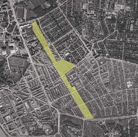 Grönstruktur längs Viskängen i Helsingborg 1500 x