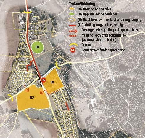 3 (6) Utredning Översiktsplan Fastigheten ligger centralt i Slaka och är i pågående översiktsplanearbete avsatt som ett av två utvecklingsområden inom orten.