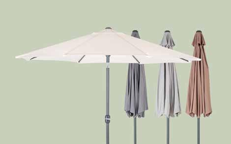 UTE Umbrella parasoll Ø300 cm 595:- Relax solstol 399:- Umbrella parasoll, stång