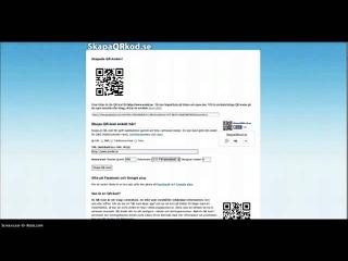 Cloud QR och Cloud QR Skanner finns både för ipad och Android. Läs mer på: www.skolappar.nu/cloud-qr Skapaqrkod.se Skapaqrkod.