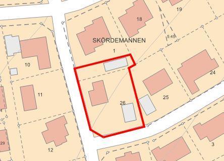 FÖRUTSÄTTNINGAR, FÖRÄNDRINGAR OCH KONSEKVENSER I kvarteret Skördemannen finns idag åtta enbostadshus samt två flerfamiljshus med tre lägenheter i varje.