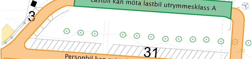 Detta innebär att en personbil kommer kunna möta en lastbil om än lite trångt (utrymmesklass B).