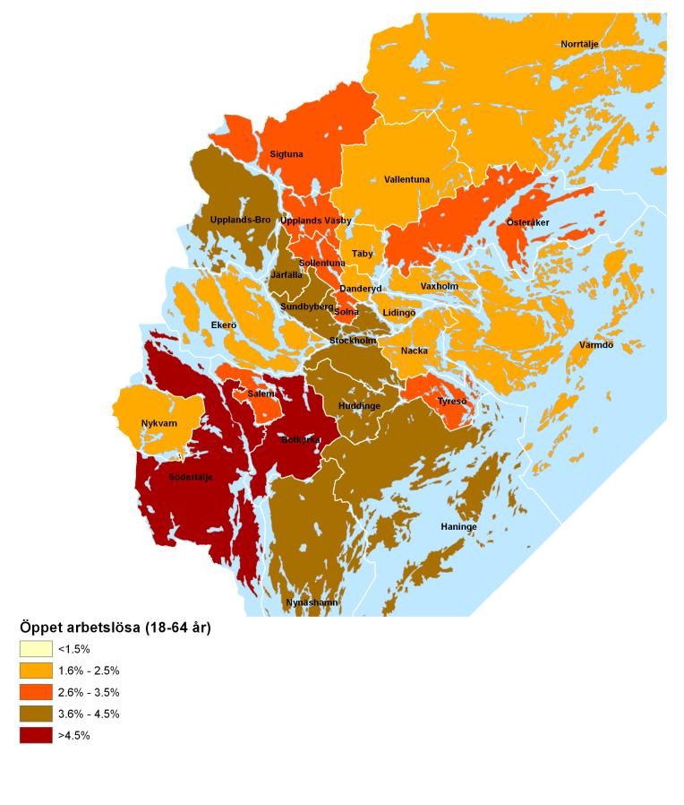 Regionala utmaningar Flest