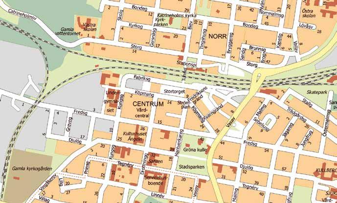 KARTINFORMATION 1. Hotell Statt 2. Katrineholm Central 3. Safiren (konferenscenter) 4. Stadsparken 1 2 3 4 Katrineholm - Sveriges Lustgård Katrineholm är en av nio kommuner i Sörmland.