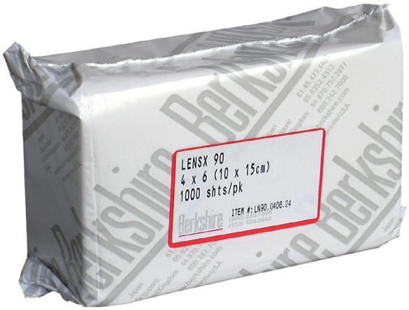 linsrengöringspapper 1st Förpackning med fingerhättor i latex 1st Tomflaska för Aceton
