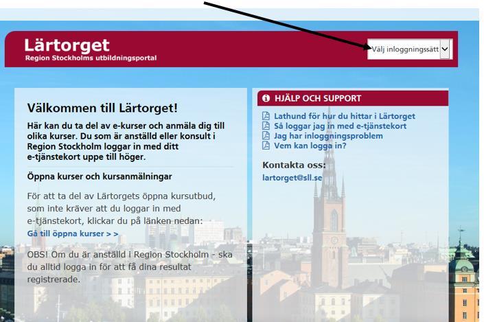 1. Logga in Välj; Medarbetare 2.