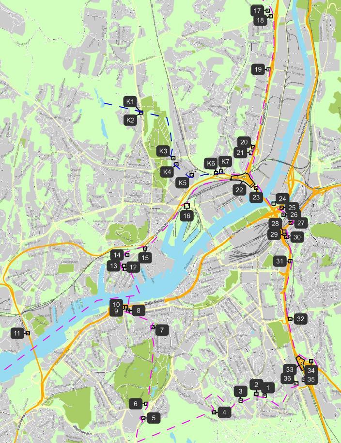 Hur fungerar Backaundantaget? I Backa beskattas enbart genomfartstrafik. Därför har nya betalstationer - så kallade kontrollpunkter - placerats väster om Backa.