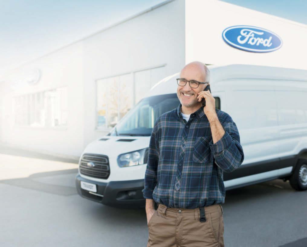 Det är vårt jobb att hålla din verksamhet i rullning. Ford Transit24 Vid ett Ford Transit-Center får du veta mer om alla värdefulla fördelar med Ford Transit24.