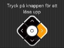 Upplåsning av pumpen De första stegen Pumpen låser sig automatiskt när den går in i viloläge. När du väcker pumpens viloläge måste du låsa upp pumpen innan du navigerar bort från startskärmen.