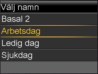 2. Om det är första gången du ställer in ett basalprogram kommer antalet enheter att vara 0,0. Välj Basal 1 och fortsätt till steg 5.