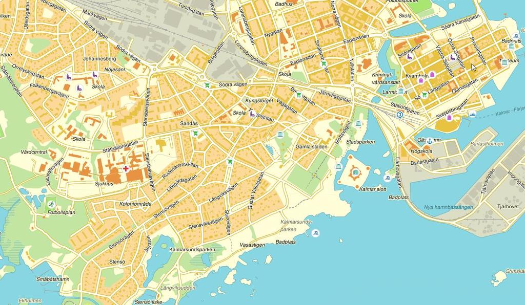 1 OBJEKT Kalmar kommun arbetar för närvarande med framtagande av ny detaljplan för byggnation av bostäder ca 3 km sydöst om centrala Kalmar, vid T-bryggan på Stensö, se Figur 1.