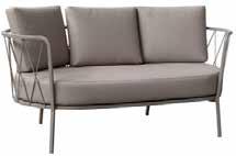 Desiree CLASSIC Loungefåtölj och soffa i galvaniserat &