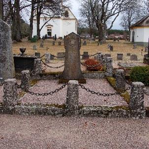 Kyrkoherden Fredrik Nilssons Familjegrav 1851 1926, Hans Hustru Ellen Josefin Desideria F.