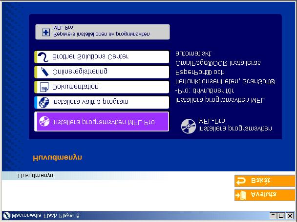 Steg 2 För användare av Windows NT Workstation Version 4.0 Kontrollera att du har följt anvisningarna i steg 1 Ställa in maskinen på sidorna 4-11.