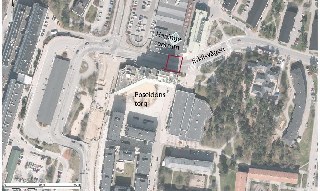 INLEDNING DETALJPLANENS HANDLINGAR Plankarta med bestämmelser och grundkarta Planbeskrivning Behovsbedömning BAKGRUND Inomhusgallerian Haninge centrum är en av Haninges största handelsplatser.