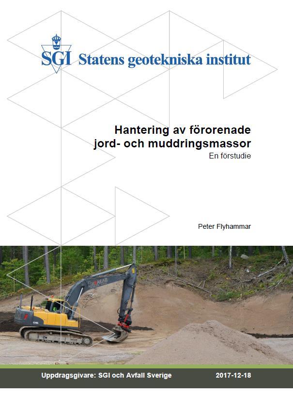 Vägledning om hantering av förorenade massor Nu: Om ringa risk eller mer, det blir en platsspecifik bedömning baserat på totalhalter och lakning.