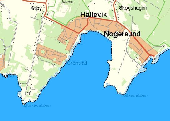 Figur 5 - V Hanöbuktens kustvatten (SE554800-142001) statusklassning viss.lansstyrelsen.se Recipient för dagvatten från planområdena är V Hanöbuktens kustvatten (vattenförekomst SE554800-142001).