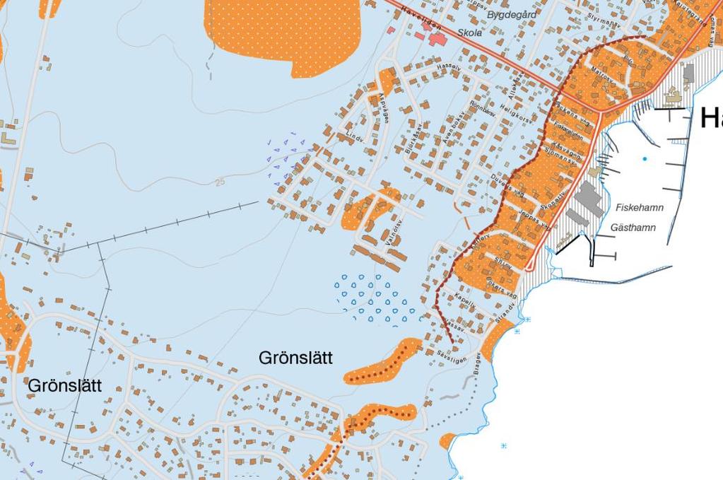 Detta bekräftas även av den geotekniska utredning som gjorts i området.