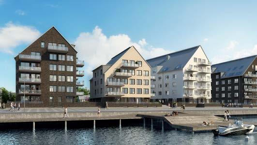 Kajplats 2, Västerås 52 bostäder Stabil efterfrågan med god försäljning Benägenheten från kunderna att teckna kontrakt tidigt ligger på normal