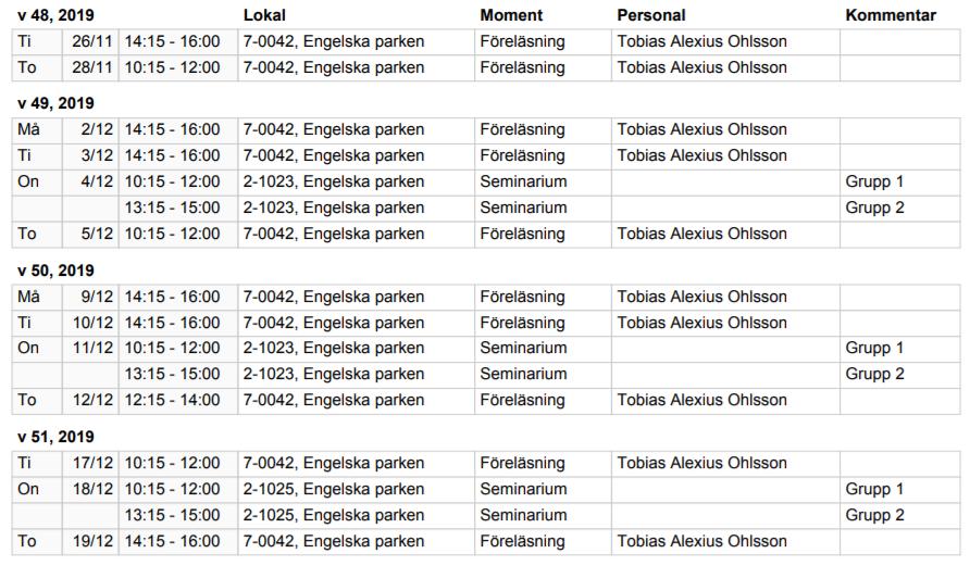 Filosofi och kognitionsvetenskap Lärare: Tobias Alexius