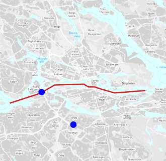 för de senaste fem åren. Trafiken på Essingeleden ökade med ca 2 %, till 170 500 f/d. Det är det högsta uppmätta flödet för oktober.