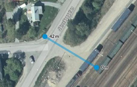 Sida 15 (22) Ett värsta fall beräknas först genom att ett kraftigare utsläpp sker från en vagn lastad med bensin.