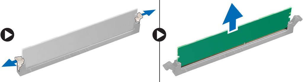 Installera SD-kortläsaren 1 Sätt i SD-kortläsaren i urtaget på moderkortet. 2 Dra åt skruven (6+/-1) som håller fast SD-kortläsaren i frontpanelens lucka. OBS: Skruvhållaren är under SD-kortläsaren.