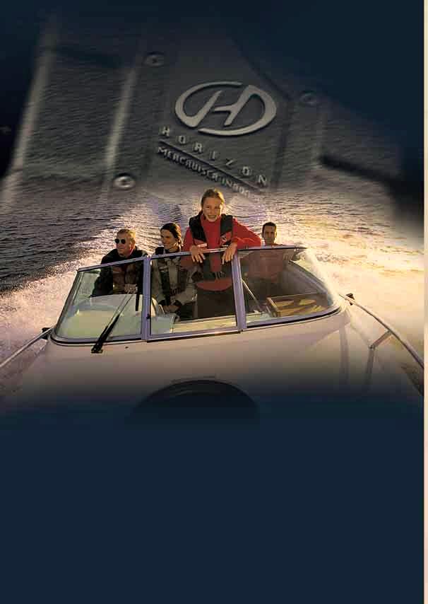 Från det ledande namnet i båtvärlden Tre av fyra sterndrives som tillverkas i världen kommer från Mercury MerCruiser.