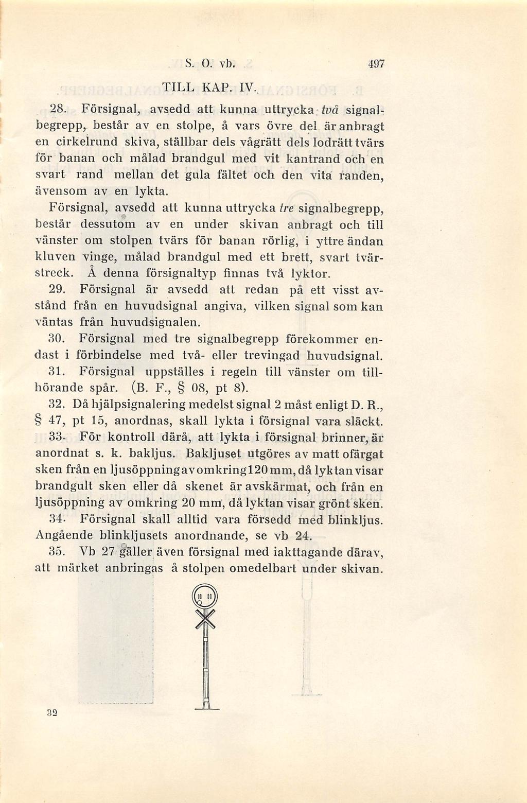 S. o. vb. 497 TILL KAP. IV. 28.