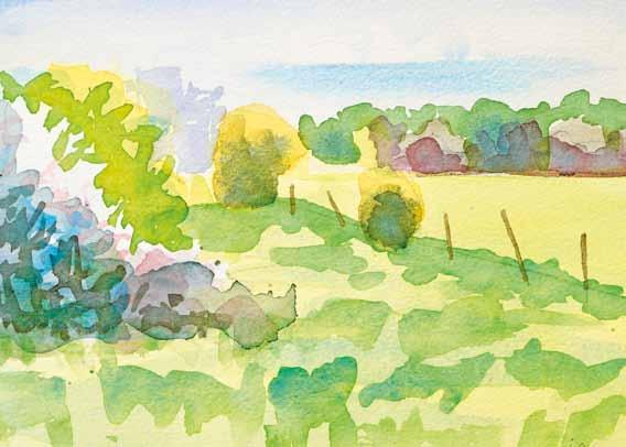 Ingela Almgren Landskapsmåleri - Illustrerade Gotlands-böcker Vernissage lördag 6 juli 12-18 ÖPPET: tor-sön 12-18