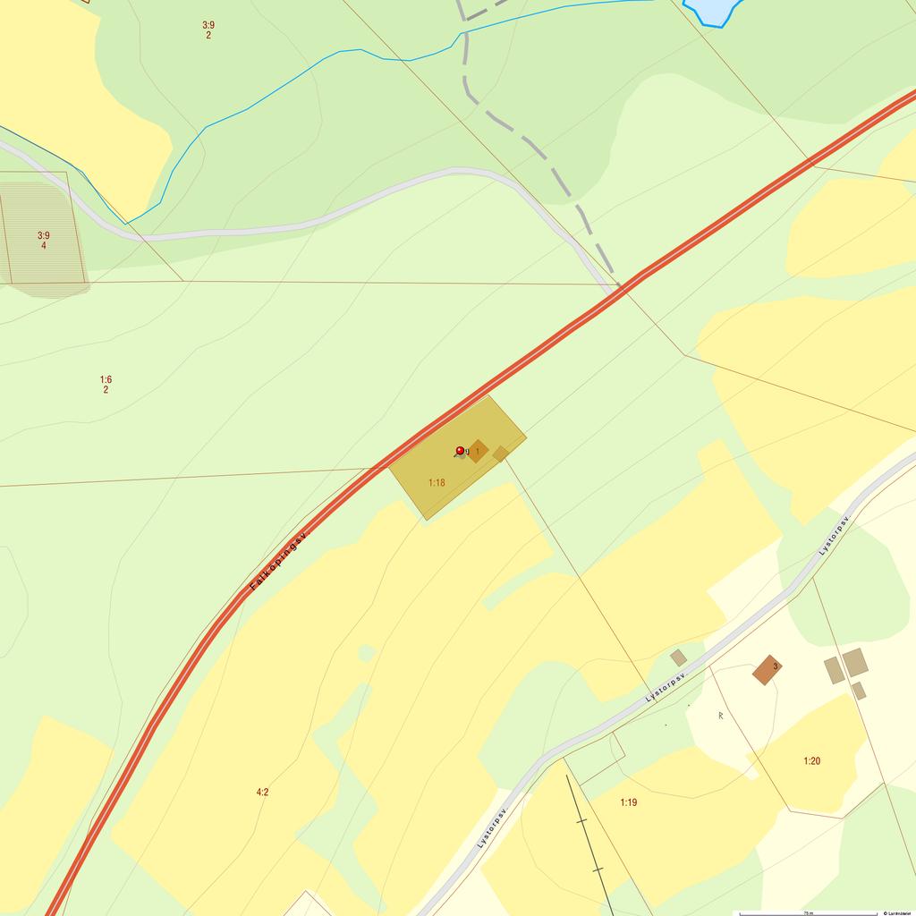 Metria FastighetSök - Herrljunga Lystorp 1:18 Läge, karta Område N (SWEREF 99 TM) E (SWEREF 99 TM) Registerkarta 1 6430299.