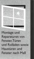 Walldorfer Rundschau 29. Juni 2019 Nr. 26 Anzeigen 51 Firma Monti Montageservice -Innenausbau Dieter Knopf Franz-Antoni-Str. 13 68789 St. Leon-Rot Tel. 06227 55 1 88 www.firma-monti.