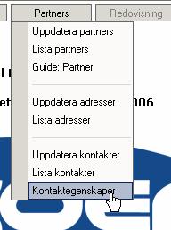 Kunds referens: Här anger ni om kontakten har en referenskod. Telefon: Personens telefonnummer. Mobilnummer: Personens mobilnummer.