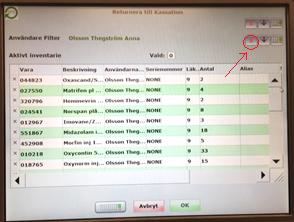 3 Manual returnera läkemedel 1. För att returnera ett läkemedel loggar du in i automaten som vanligt och i menyn väljer du Returnera till returlåda. 2.