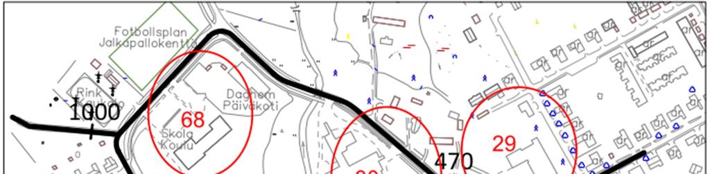 Trafikplan för Skolcentrum och omgivning Bilaga nasiet förväntas ha en elevökning om ca elever. Den totala elevökningen uppskattas va nästan st.