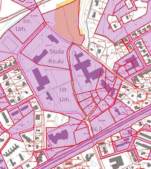 Ändring av detaljplan, Smedsby skolcentrum Detaljplanens avgränsning omfatt fastigheterna RN:r :, :, 8:8, :, :, :, :8, :, :, :, :8, :8, :8, :8, :8, :8, :8, :8, :, :, :8,:, :, : 8, : samt del av :, :