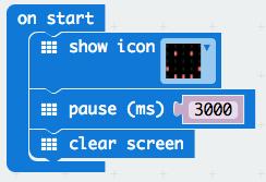 Rensa displayen from microbit import * display.show(image.happy) sleep(3000) display.