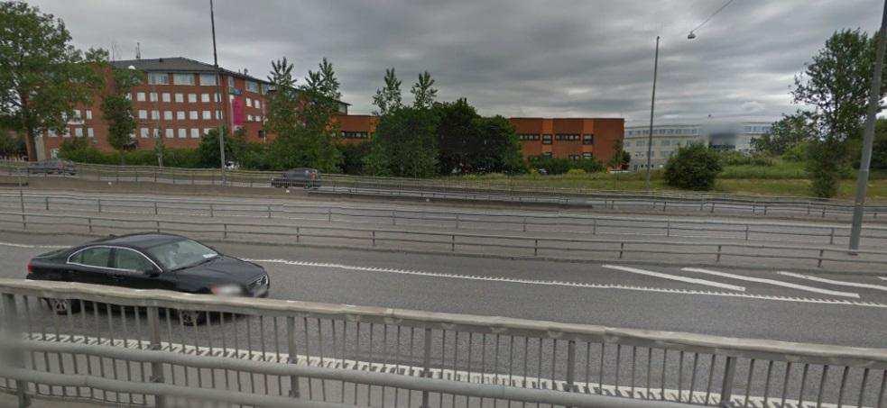 Bilderna visar hur Södra Länkens höjdläge