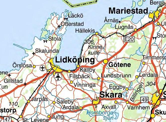 Lidköping - Källby, Västra