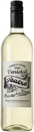 Spanien - Bodega Cristo de la Vega Teatro White Endast de bästa druvorna, skördade på traditionellt vis, används till Teatro White. na krossas försiktigt för att få en förstklassig druvmust.