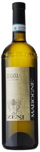 Italien - Cantina F.lli Zeni Zeni Marogne Lugana Vid den sydöstra sidan av Gardasjön nära byarna Peschera och Sirmione ligger Lugana.