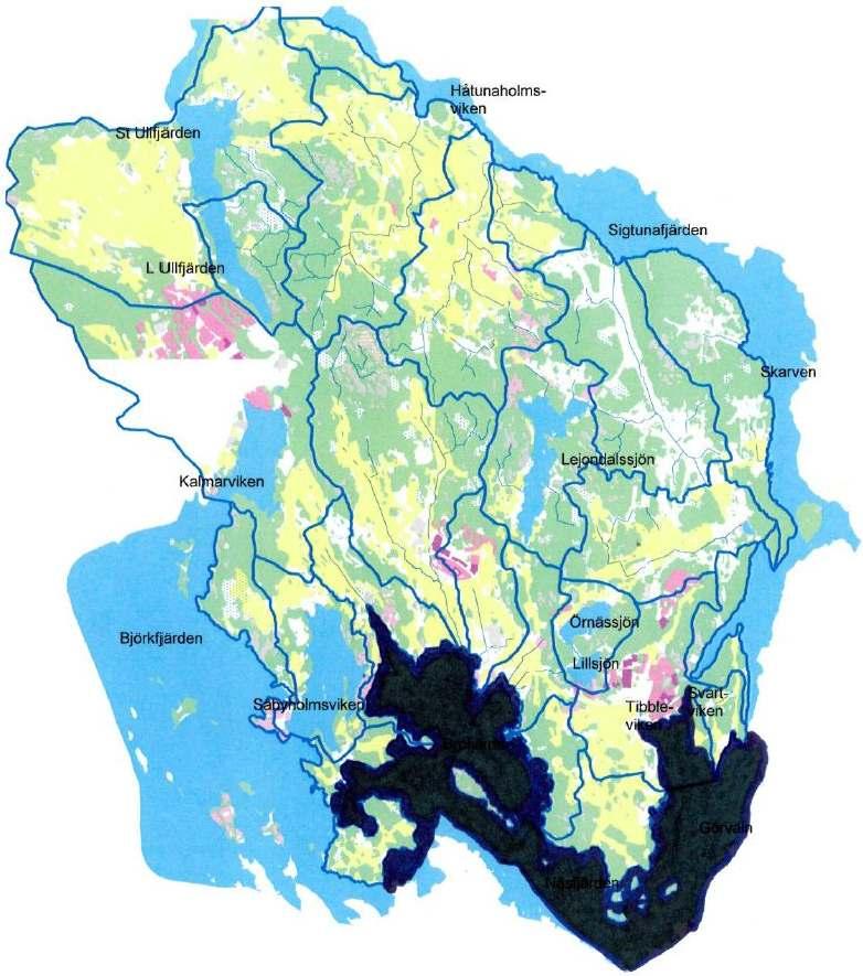 Mälaren-Görväln Upplands-Bro kommun Järfälla kommun Upplands-Bro kommun Ekerö kommun Namn Mälaren-Görväln EU_CD (VISS) SE659044-160864 SjöID 658080-162871 Vattenförekomst preliminär ARO namn Rinner