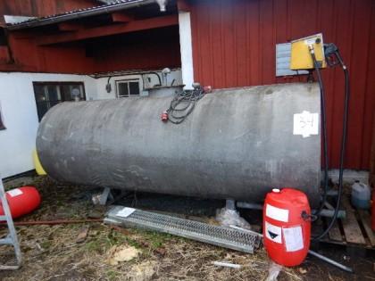 Dieselcistern med elpump, ca 5
