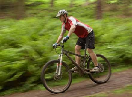 Backarna är nu en häftig bike-park, ett paradis för cyklister som söker utmaningar!